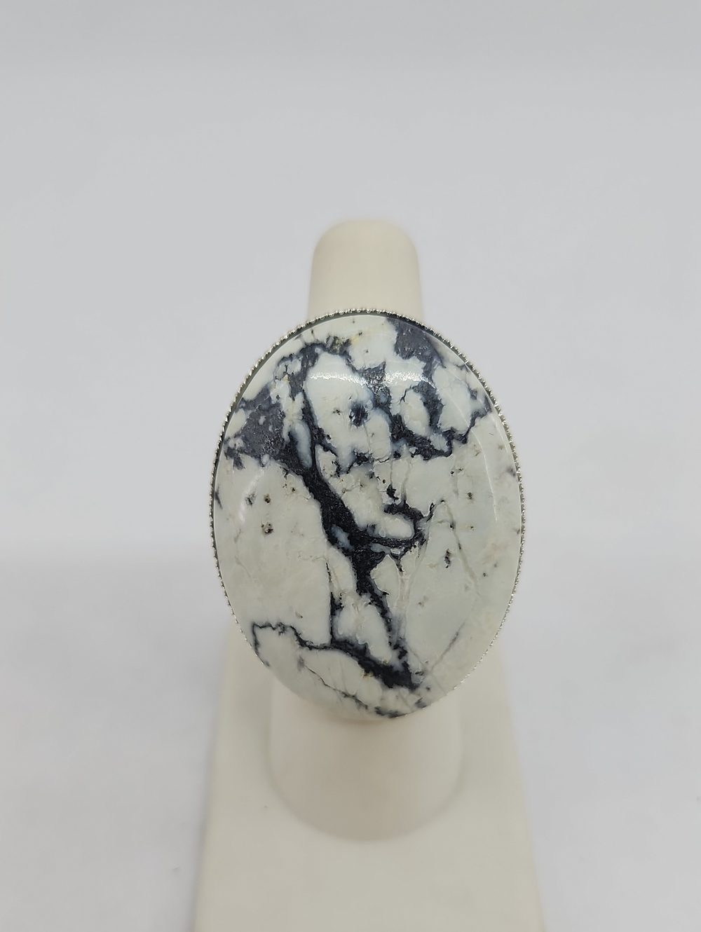 GASOLINE GLAMOUR COCKTAIL RING WHITE TURQUOISE